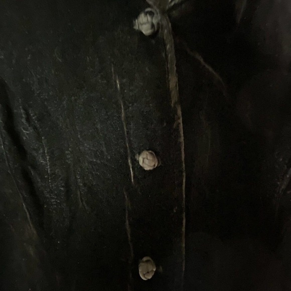 J Jill Black Velvet Blazer Jacket Knot Buttons - Picture 3 of 6